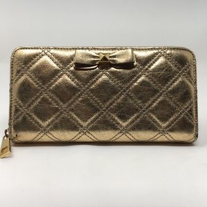 Marc Jacobs Gold Wallet Pouch
